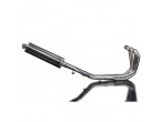 Delkevic Komplet 4-1 Udstødning Carbon GSX650F/FA (07-16)