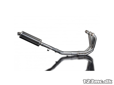 Delkevic Komplet 4-1 Udstødning Carbon GSX650F/FA (07-16)