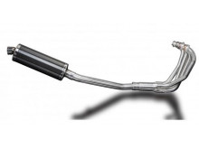 Delkevic Komplet 4-1 Udstødning Carbon GSX750F (98-06)