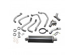 Delkevic Komplet 4-1 Udstødning Carbon VFR 800 (98-01) til Honda VFR 800 F