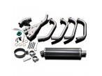 Delkevic Komplet 4-1 Udstødning Carbon XJ 600 (92-04) til Yamaha