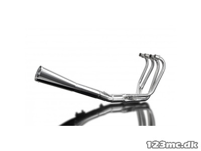 Delkevic Komplet 4-1 Udstødning Megaphone Rustfri CB 550 Four (75-77)