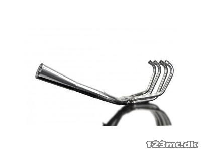 Delkevic Komplet 4-1 Udstødning Megaphone Rustfri CB 750 K (69-76)