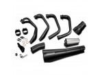 Delkevic Komplet 4-1 Udstødning Megaphone Sort CB 750 C (80-83) til Honda