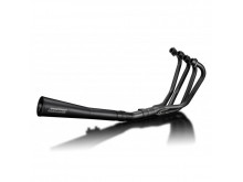 Delkevic Komplet 4-1 Udstødning Megaphone Sort CB 750 C (80-83)