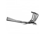 Delkevic Komplet 4-1 Udstødning Megaphone Sort CB 750 F (92-03) til Honda CB 750 Four