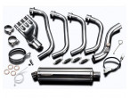 Delkevic Komplet 4-1 Udstødning Rustfri CB 600 F (07-13) til Honda CB 600 F Hornet