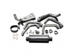 Delkevic Komplet 4-1 Udstødning Rustfri CB 600 F (98-02) til Honda CB 600 F Hornet