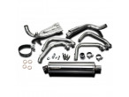 Delkevic Komplet 4-1 Udstødning Rustfri CB 600 F (98-02) til Honda CB 600 F Hornet