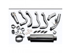 Delkevic Komplet 4-1 Udstødning Rustfri GSX-S 1000 (15-20) til Suzuki