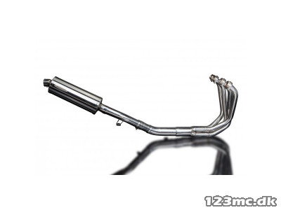Delkevic Komplet 4-1 Udstødning Rustfri GSX650F/FA (07-16)