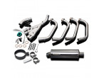 Delkevic Komplet 4-1 Udstødning Rustfri XJ 600 (92-04) til Yamaha