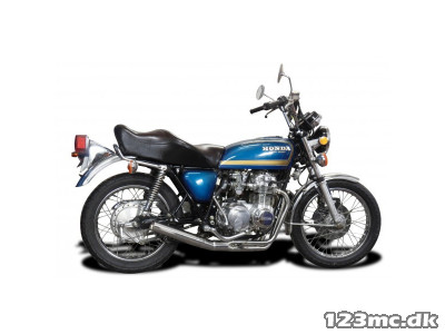 Delkevic Komplet 4-1 Udstødning Straight Rustfri CB 550 Four (75-77)