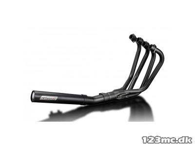 Delkevic Komplet 4-1 Udstødning Straight Sort CB 750 F (79-83)