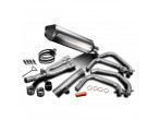Delkevic Komplet 4-1 Udstødning Titanium 343mm CBR 600 F (91-98) til Honda