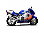 Delkevic Komplet 4-1 Udstødning Titanium 343mm CBR 900 RR (92-99) til Honda