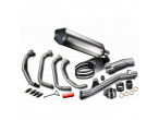 Delkevic Komplet 4-1 Udstødning Titanium GSF600 Bandit (95-05) til Suzuki