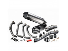 Delkevic komplet 4-1 udstødning Titanium GSF650 Bandit (05-07)