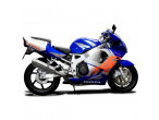 Delkevic Komplet 4-1 Udstødning Tri 320mm CB 600 F (98-02) til Honda CBR 900 RR