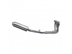 Delkevic Komplet 4-1 Udstødning Tri 320mm CBR 1100 XX (96-09) til Honda