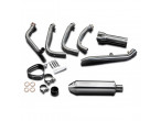 Delkevic Komplet 4-1 Udstødning Tri 320mm CBR 1100 XX (96-09) til Honda
