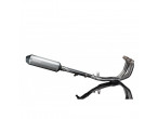 Delkevic Komplet 4-1 Udstødning Tri 343mm CBR 600 F (99-00) til Honda