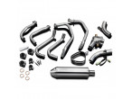 Delkevic Komplet 4-1 Udstødning Tri VFR 800 (98-01) til Honda VFR 800 F