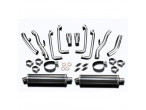 Delkevic Komplet 4-2 Udstødning Carbon FJR 1300 (01-05) til Yamaha