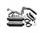Delkevic Komplet 4-2 Udstødning Rustfri XJ 600 (92-04) til Yamaha