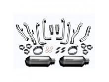 Delkevic Komplet 4-2 Udstødning Titanium FJR 1300 (01-05)