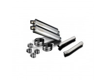 Delkevic Komplet 450mm slip ons udstødninger - CBR 1100 XX (96-09)