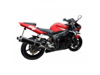 Delkevic Oval Carbon Udstødning - Yamaha YZF-R6 2003-2005