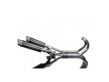 Delkevic Rund Carbon Udstødningssystem - Vmax 1200 (84-07)