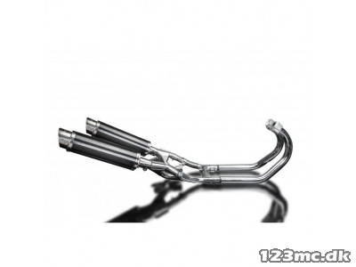 Delkevic Rund Carbon Udstødningssystem - Vmax 1200 (84-07)