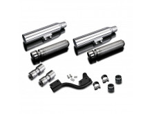 DELKEVIC slip on bull nose 410mm udstødning XVS 1100 Dragstar/Classic (98-09)