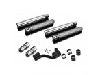 DELKEVIC slip on bull nose 550mm udstødning XVS 1100 Dragstar/Classic (98-09) til Yamaha