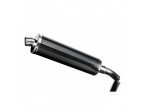 DELKEVIC slip-on oval carbon udstødning CMX 500 (17-24) til Honda CMX 500 Rebel