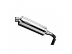 DELKEVIC slip-on oval rustfri udstødning CMX 500 (17-24) til Honda CMX 500 Rebel