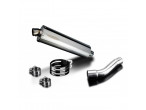 DELKEVIC slip-on oval rustfri udstødning CMX 500 (17-24) til Honda CMX 500 Rebel