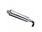 DELKEVIC slip-on oval rustfri udstødning CMX 500 (17-24) til Honda CMX 500 Rebel