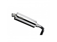 DELKEVIC slip-on oval rustfri udstødning CMX 500 (17-24)