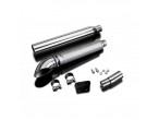 Delkevic Slip-On Rustfri Turn Out LS650 (86-18) til Suzuki