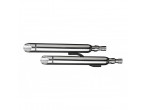 DELKEVIC slip on slash cut 550mm udstødning XVS 1100 Dragstar/Classic (98-09) til Yamaha