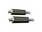 Delkevic Slip-on Udstødning Carbon EN 500 (98-02) til Kawasaki