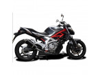 Delkevic Slip-on Udstødning Carbon SFV650 (09-16) til Suzuki SFV 650 Gladius