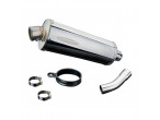 Delkevic Slip-on Udstødning Rustfri  Lav SV650/S (03-15) til Suzuki