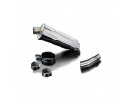 Delkevic Slip-on Udstødning Rustfri  SFV650 (09-16) til Suzuki SFV 650 Gladius