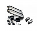 Delkevic Slip-On Udstødning Rustfri CB 1300 (97-03) til Honda