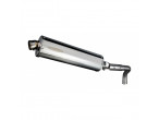 Delkevic Slip-on Udstødning rustfri CBF 600 (98-02) til Honda