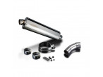 Delkevic Slip-on Udstødning Rustfri DL1050 (20-23) til Suzuki DL 1000 V-Strom